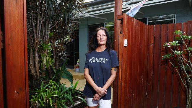 The Queensland Reconstruction Authority have visited Cairns to assess how flood affected suburbs are recovering post Cyclone Jasper. Melissa Hood's property on Machans Street, Machans Beach, was severely affected by flood waters. Picture: Brendan Radke