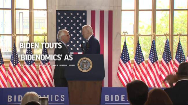 Biden Touts ‘bidenomics As Key 2024 Campaign Theme Au