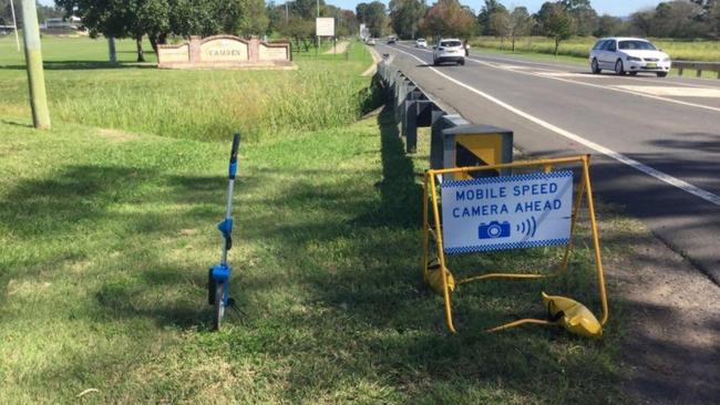 Returning … mobile speed camera warning signs are likely to make a come back.