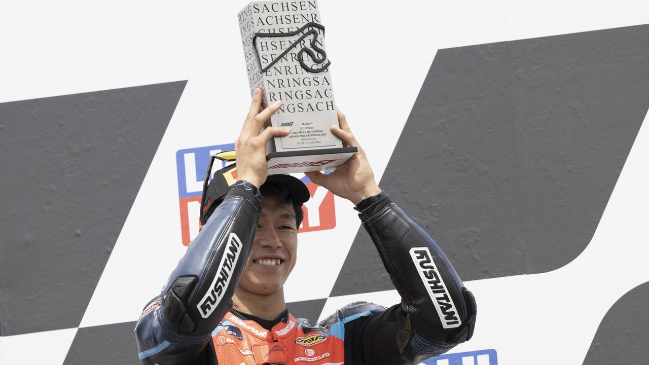 Ogura has won five races across four Moto2 seasons, and sits second in the 2024 standings. (Photo by Mirco Lazzari gp/Getty Images)