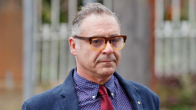 SYDNEY, AUSTRALIA - NewsWire Photos. August 22 2024. Former TV star Andrew OÃKeefe arrives at Waverley Court House on AVO breach and DV-related charges related to his former partner. Picture: NewsWire / Max Mason-Hubers