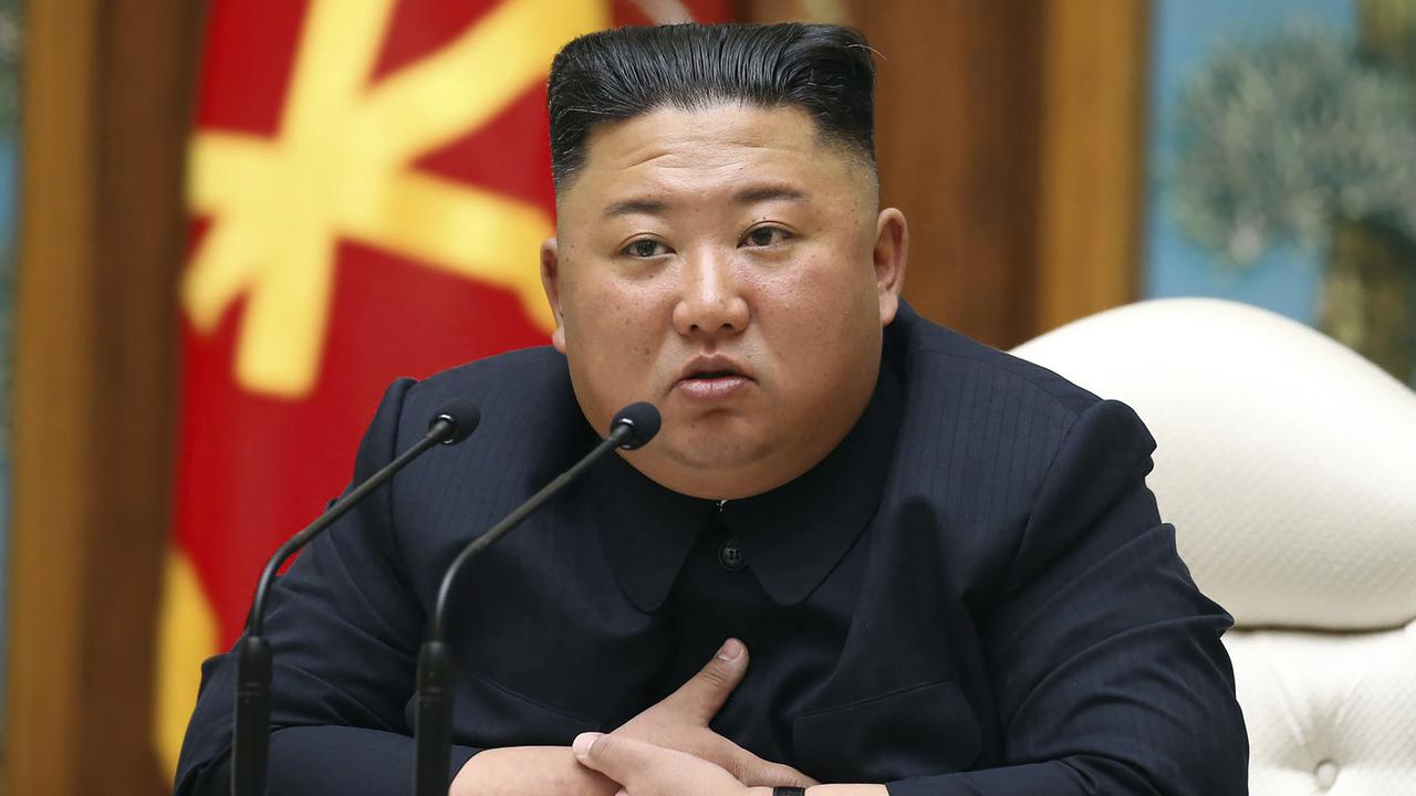 Kim’s seaside compound in Wonsan is said to be “one of his favourite” houses. Picture: Korean Central News Agency via AP.