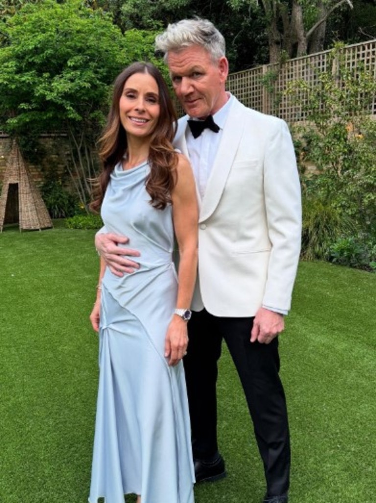 Gordon and Tana Ramsay before heading to the party. Photo: Instagram