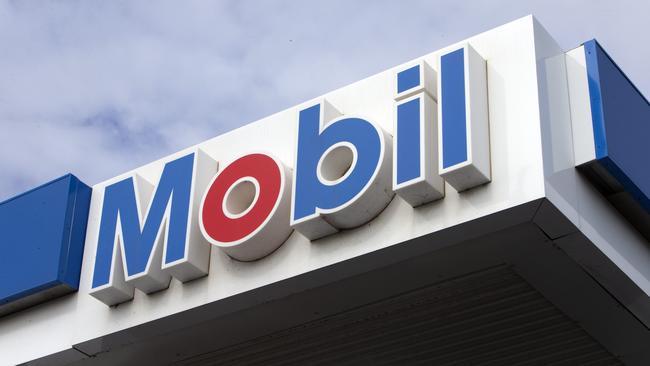 The site of the proposed development which is contaminated with petrol and asbestos was formerly the location of a Mobil Service Station. Picture: Emma Brasier