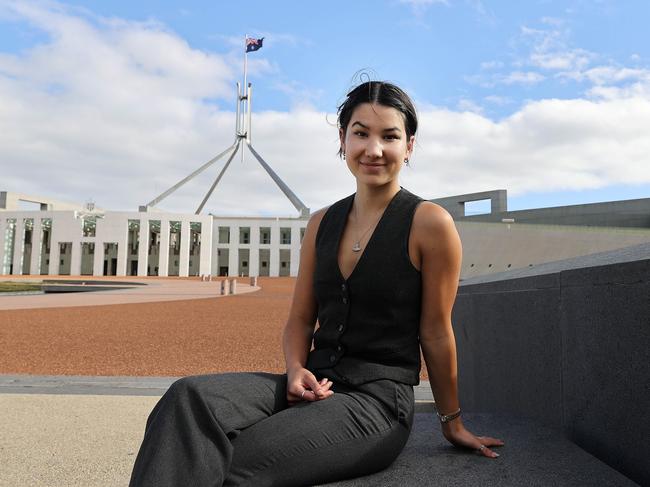 Aimee Griffiths is one of the first School Strike 4 Climate participants to come to voting age. Picture: Gary Ramage