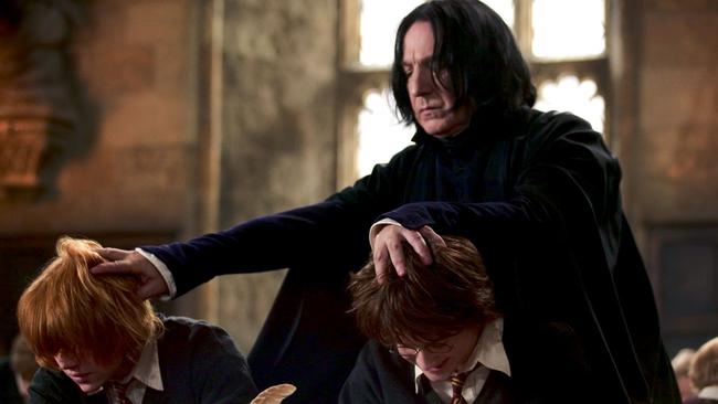 Alan Rickman as Severus Snape in Harry Potter and the Goblet of Fire.