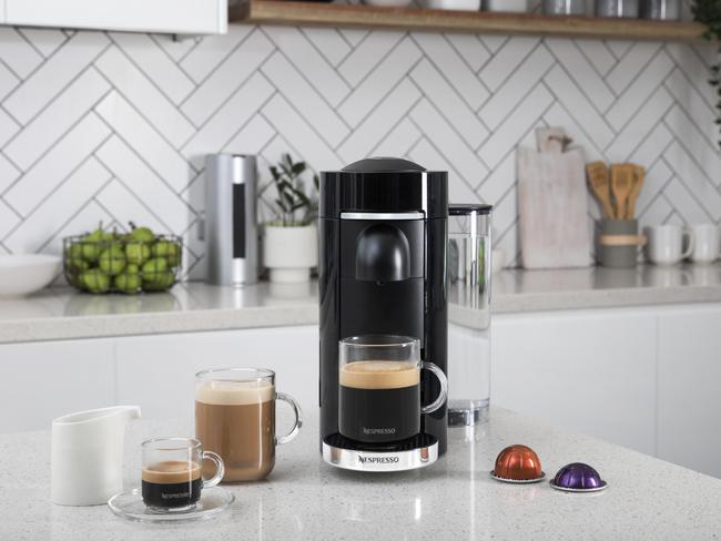 Get 57 per cent off the Nespresso DeLonghi Vertuo Pop in Solo at Myer.