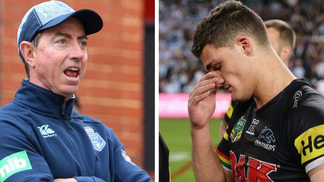Greg Alexander (left) has called Nathan Cleary's lack of transparency surrounding his breach of social distancing rules "disappointing".