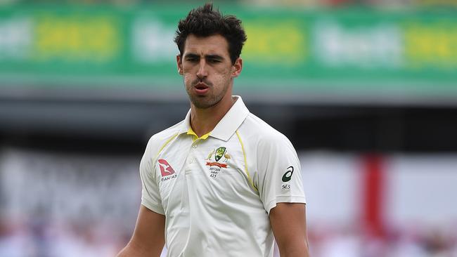 Australian pacemen Mitchell Starc is being monitored after he suffered a bruised heel.