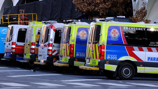 Paramedics say ramping issues existed before Covid. Picture: Luis Enrique Ascui