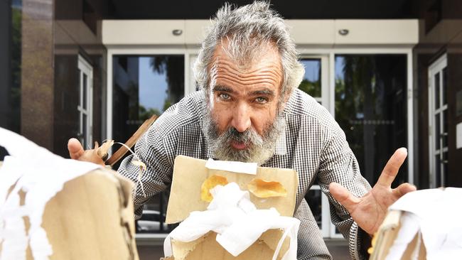 Trevor Jenkins  outside the Supreme Court ... he has been declared the Northern Territory’s first vexatious litigant by the Supreme Court