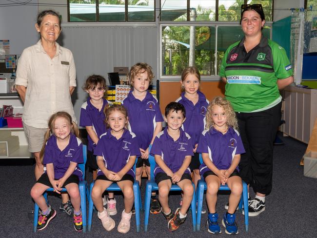 Homebush State School Back row: Mrs Nilsson, Charlotte, Aidan, Amelia, Miss Maddi Front row: Natalie, Kaley, Oliver, Hunter Picture: Michaela Harlow.