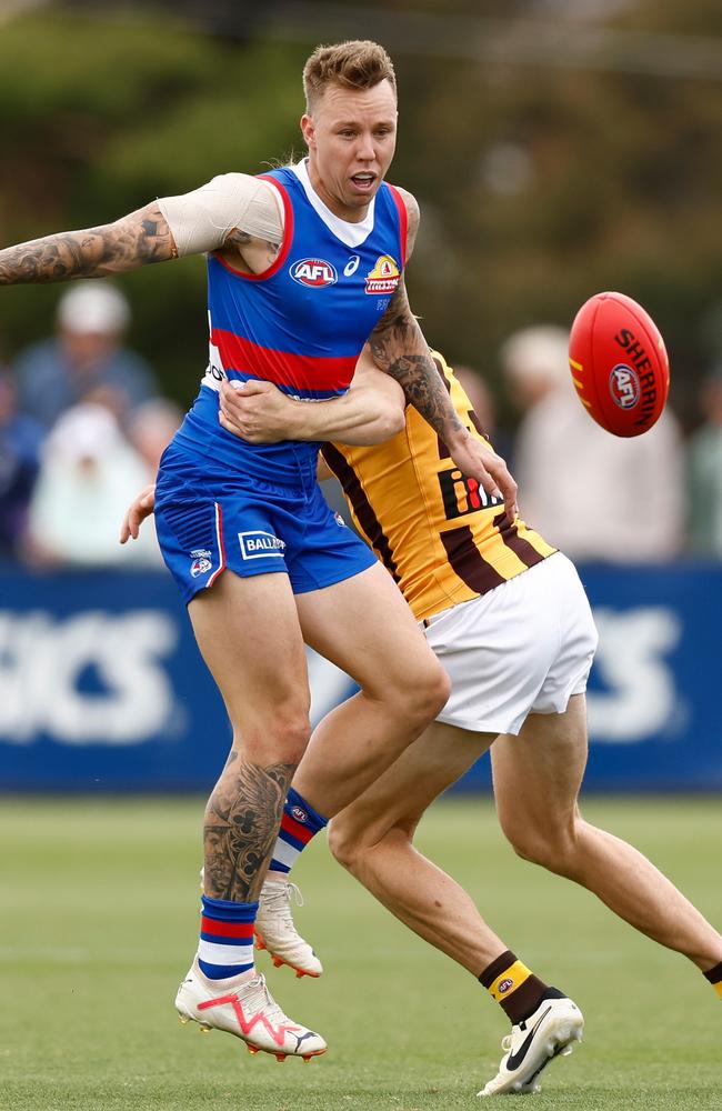 AFL preseason 2024 Western Bulldogs Caleb Daniel facing selection