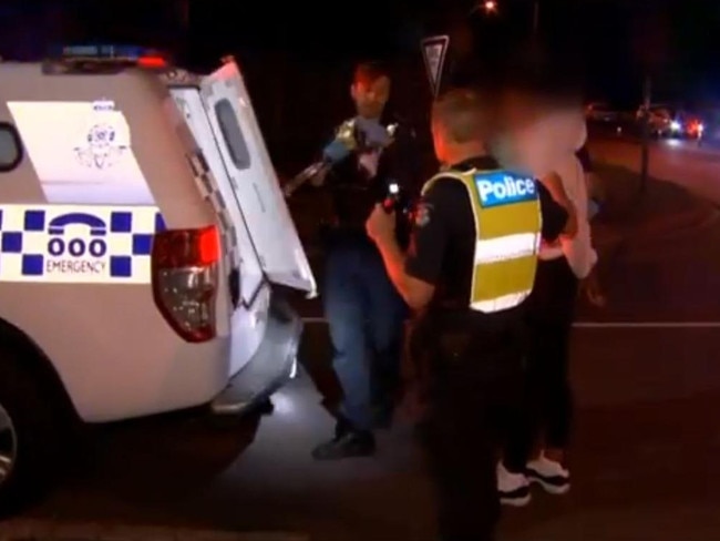 Five boys, the youngest just 13, were arrested by police. Picture: 7News