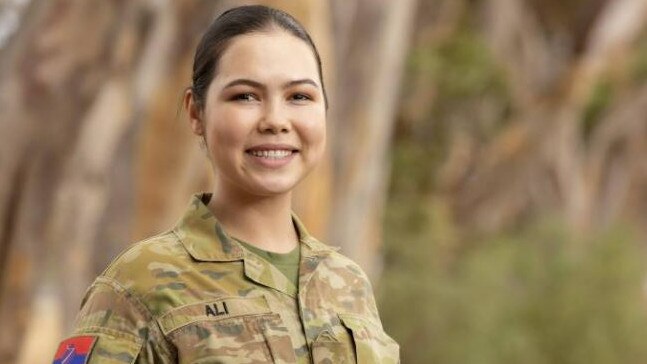 Australian Army soldier Corporal Kbora Ali. Picture: Leading Aircraftman Stewart Gould