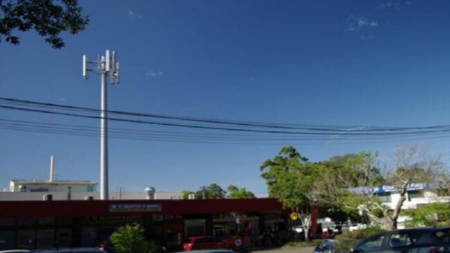 Artists impression of a proposed 5G mobile tower in East Gosford.