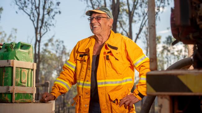 Darwin River volunteer bushfire brigade caretaker Ray Nicholls. Picture: Che Chorley