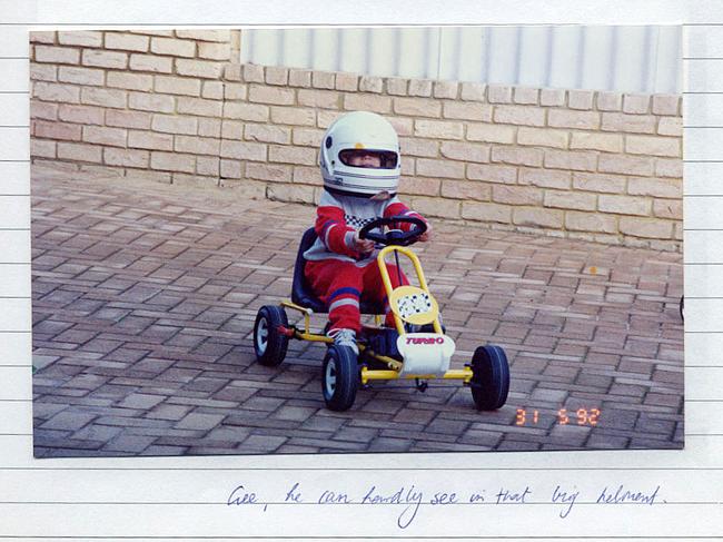 Daniel Ricciardo was a natural behind the wheel from a young age.