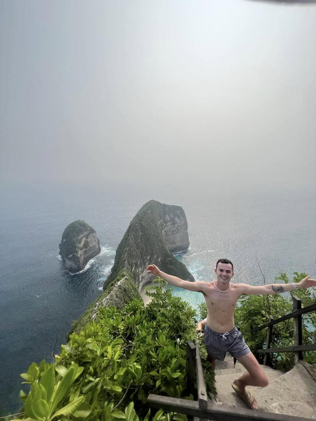 22-year-old man Lewis Jack posted about his travels. Photo: Facebook