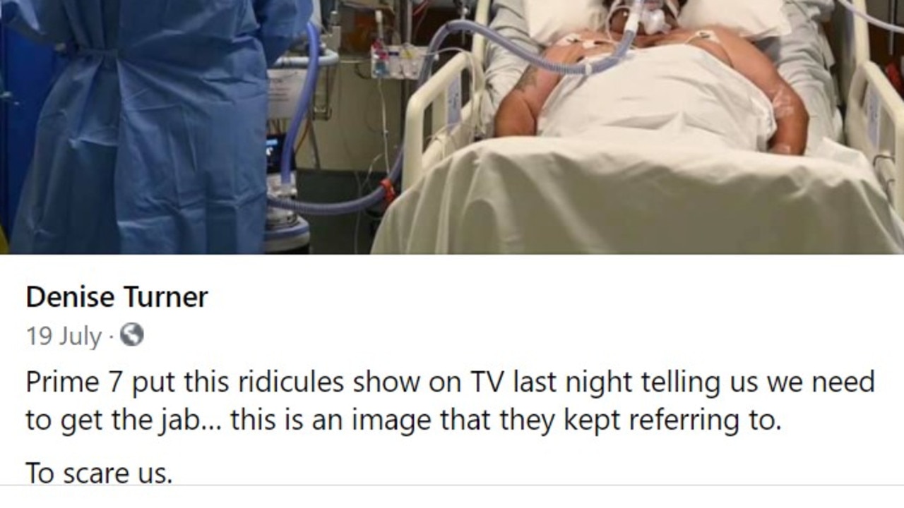 John Kerr reposted about a TV show promoting vaccination. Picture: Facebook/John Kerr