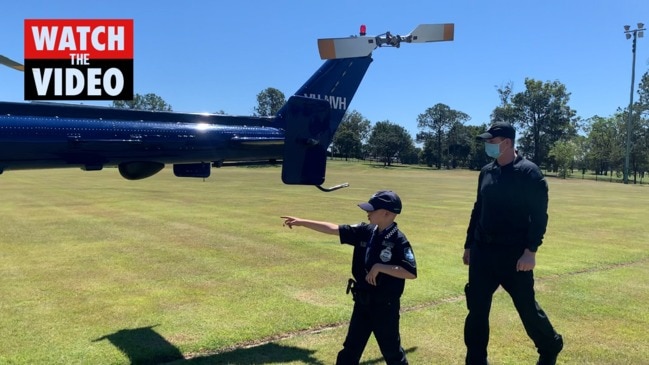 Nine-year-old Queensland police officer gets promoted