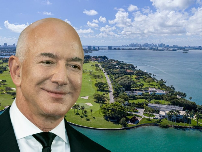Bezos purchase on Miami island art