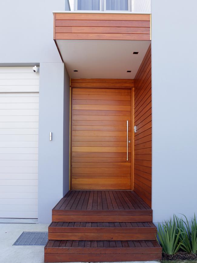 The front entrance to Johanna Griggs’ home. Picture: John Fotiadis