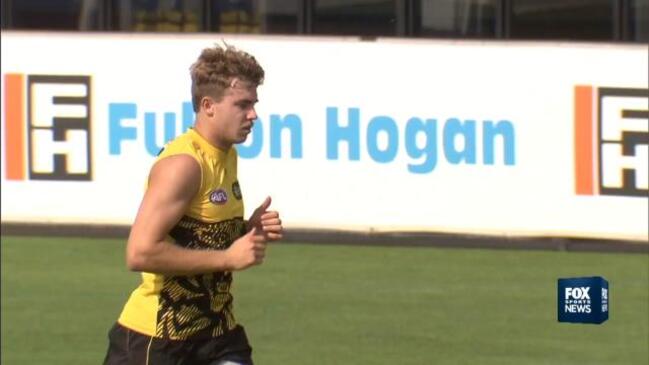 Kaelan Bradtke trades tools for Richmond Tigers kit