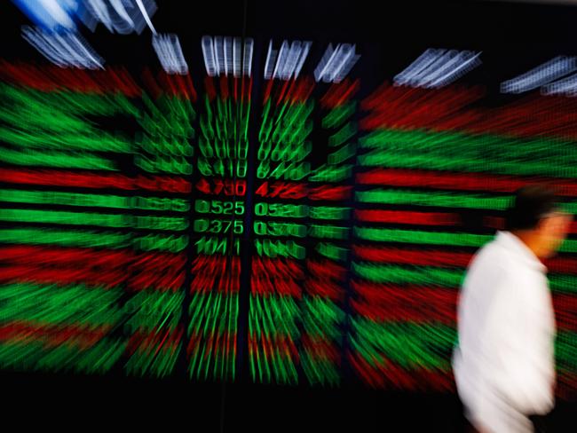 SYDNEY, AUSTRALIA - NewsWire Photos, October 29 2024. GENERIC. Stocks. Finance. Economy. Stock price ticker of the Australian Stock Exchange, ASX, at their offices on Bridge Street. Picture: NewsWire / Max Mason-Hubers