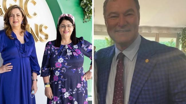 Thumbnail for Paul Weston column - Annastacia Palaszczuk, Grace Grace and John-Paul Langbroek seen at Magic Millions without masks. Meanwhile Covid-19 testing clinics on the Gold Coast stretch kilometres.