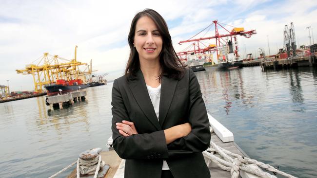 Marika Calfas is one of few female figures at the top table of Australia’s ports.