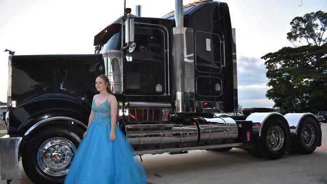 Emily Hodgson. Photographs from the Gilroy Santa Maria College Formal 2022 in Ingham on Friday night. Picture: Cameron Bates
