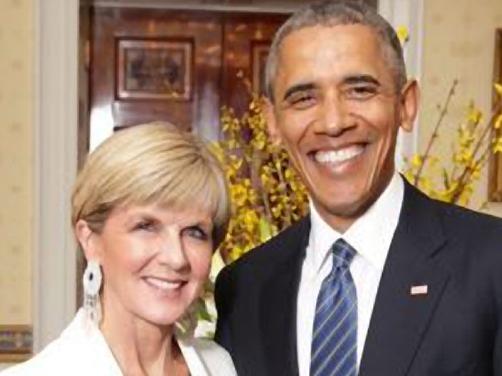 01-04-2016: Foreign Minister Julie Bishop in a picture she posted to her Twitter account showing her meeting the US President Barack Obama in the White House in Washington whilst she visits for Nuclear Security talks.