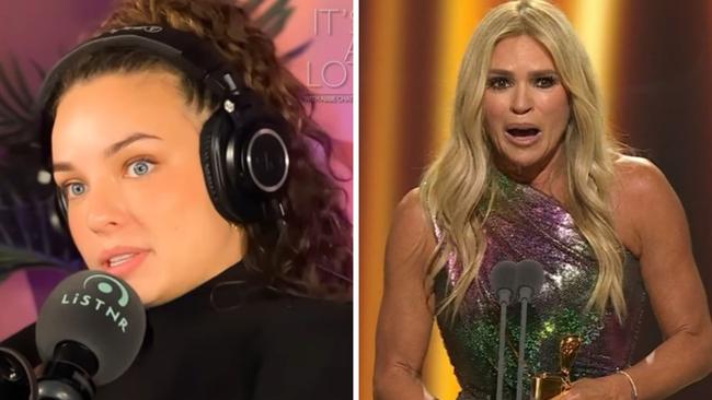 Abbie Chatfield has called out Sonia Kruger's Gold Logie win.