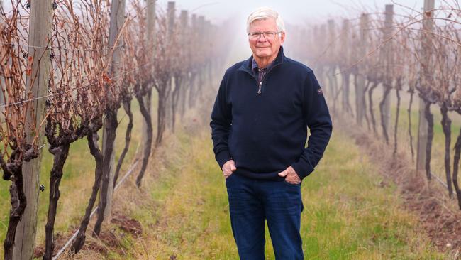 Winemaker Ian Hopkins, of Tellurian Wines in Tolleen, says the cancellation of the Heathcote on Show festival is a massive blow to the region’s economy. Picture: Jay Town