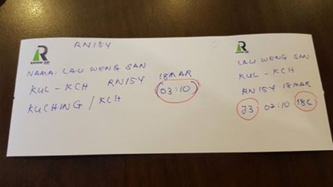 The airline became embroiled in more controversy in April after a passenger uploaded this photo of his handwritten boarding pass to social media.
