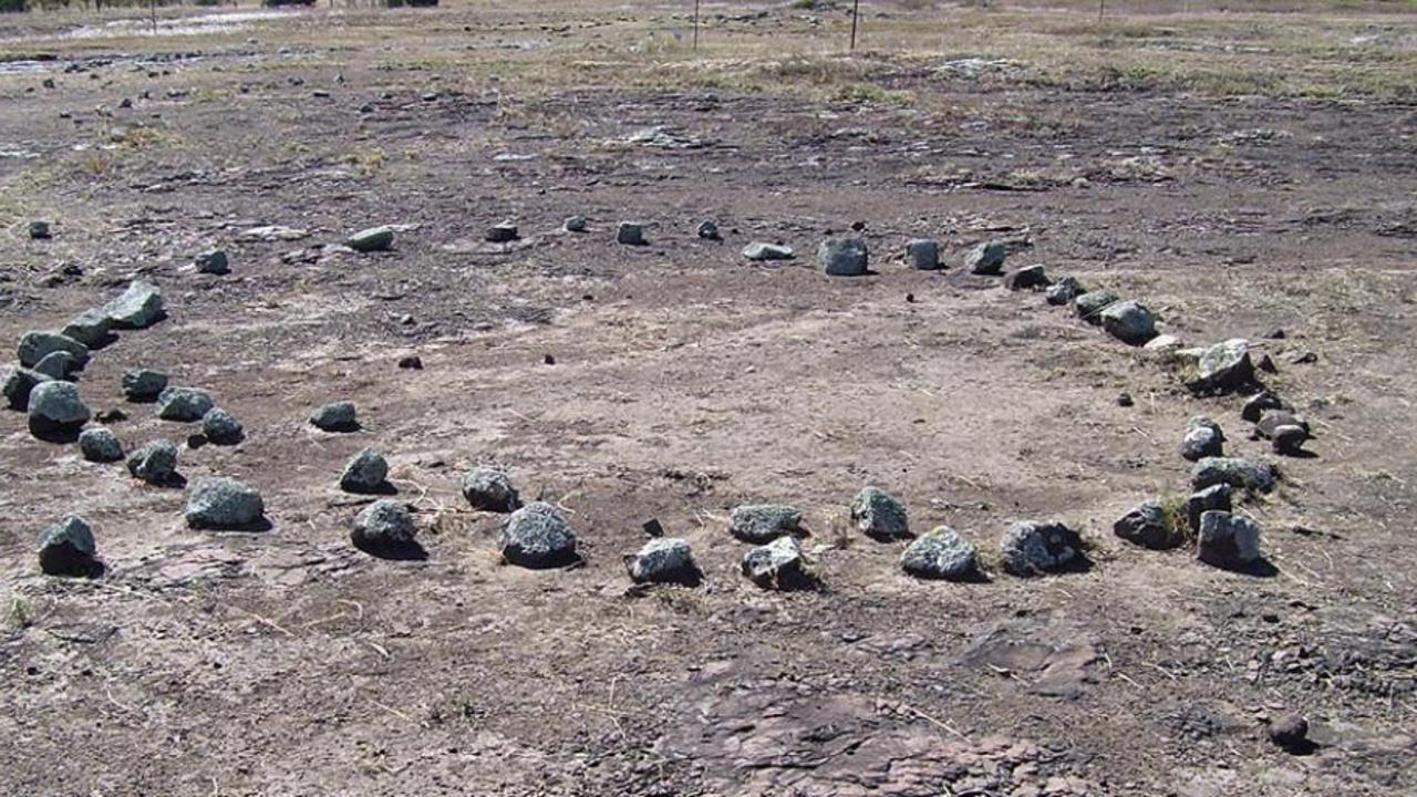 A ceremonial (bora) ring at the Gummingurru Aboriginal historical site outside Toowoomba.