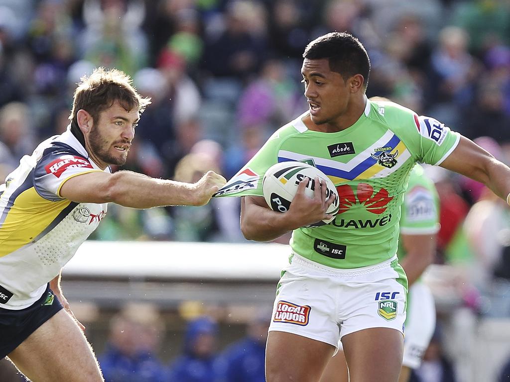 Anthony Milford was a hit at fullback for the Raiders. Picture: Stefan Postles/Getty Images