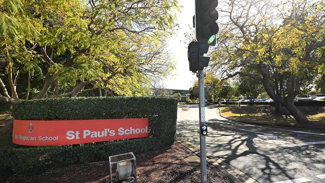 St Paul's School allegedly ran an activity asking students to disclose their financial status to their peers. Picture: Lyndon Mechielsen/Courier Mail