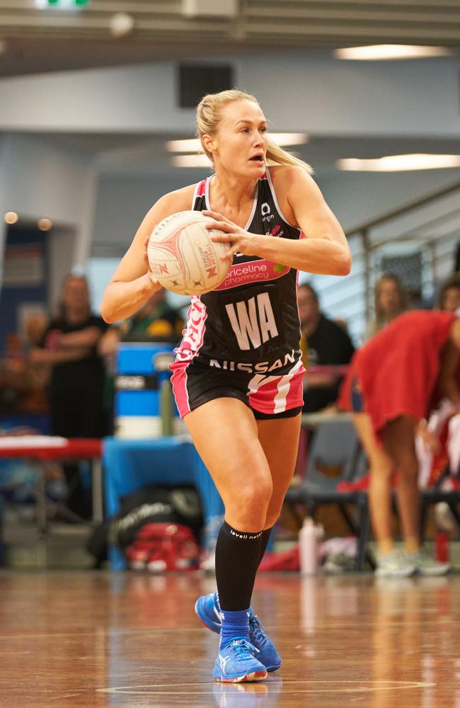 Chelsea Pitman will line up for the Giants this weekend against her former club the Thunderbirds. Picture: MATT LOXTON