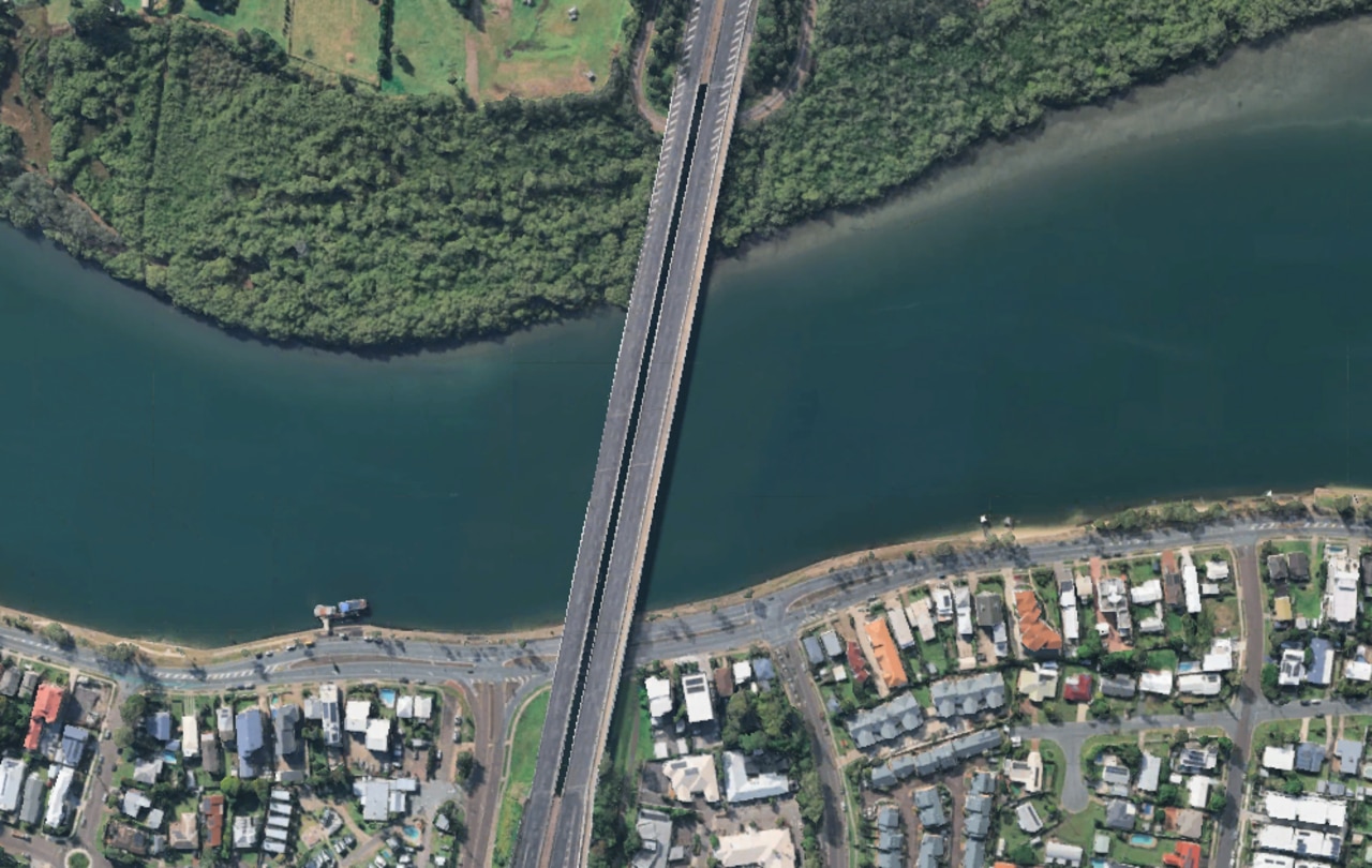 The body was found floating under the Talep bridge in Maroochydore. Picture: Supplied