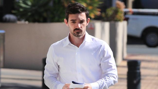 Former Gold Coast City councillor Ryan Bayldon-Lumsden is charged with the murder of his stepfather during an alleged dispute at his family’s Arundel home in August 2023. Picture: NewsWire/ Scott Powick