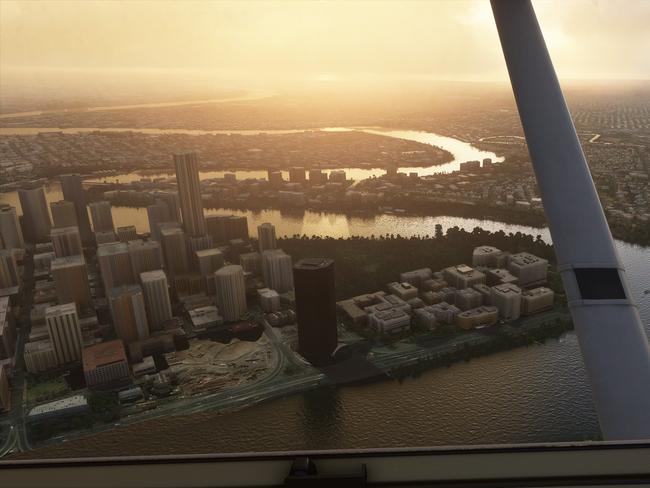 Microsoft’s newest installation into their Flight Simulator series has landed some criticism over its depiction of Brisbane City. Credit: Reddit u/QS_iron