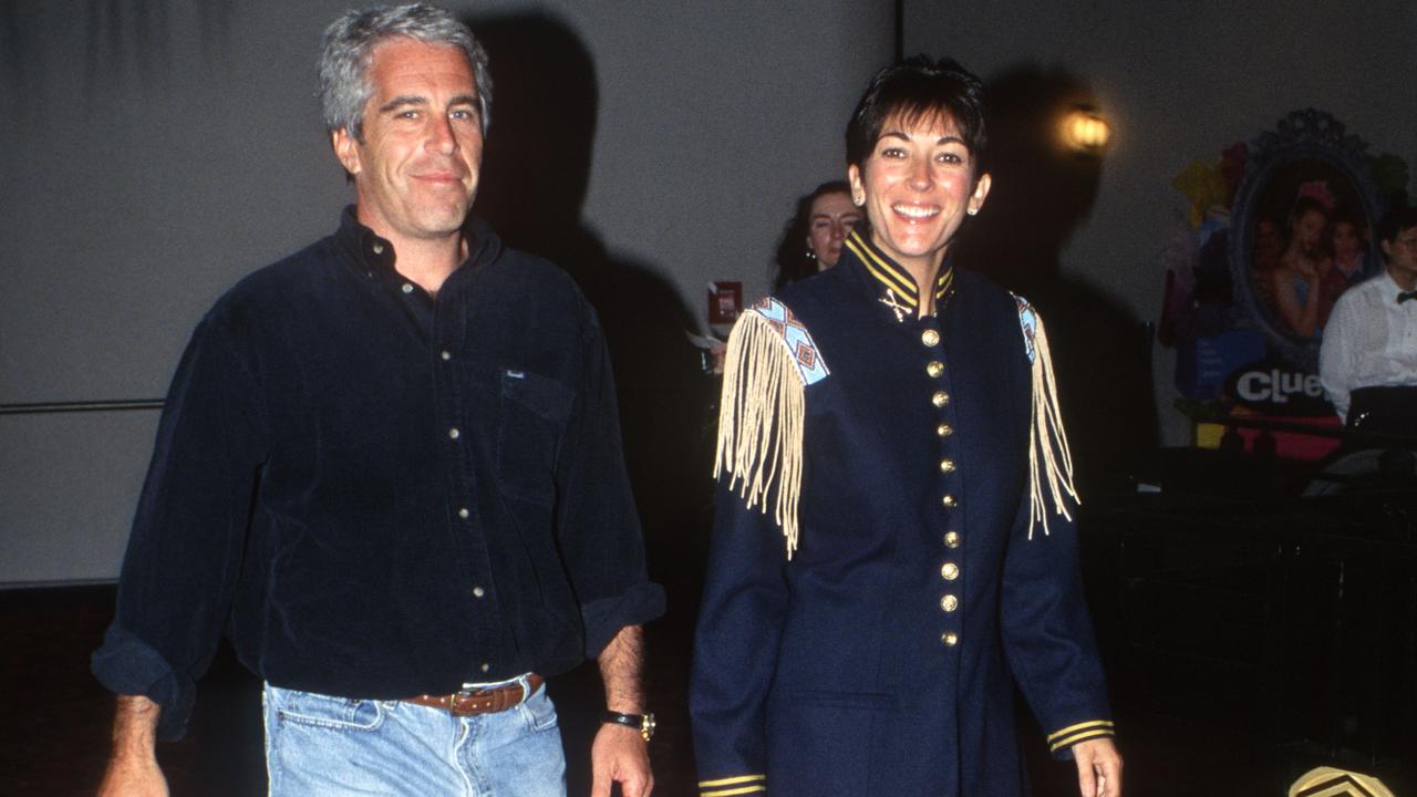 Jeffrey Epstein and Ghislaine Maxwell attend Batman Forever premiere in 1995.