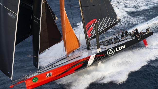 Comanche racing in the 2017 Sydney to Hobart.