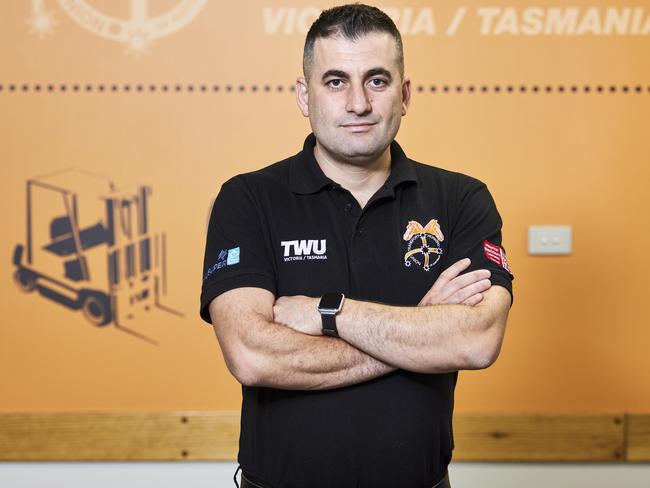 The TWU’s Mem Suleyman. Picture: Supplied