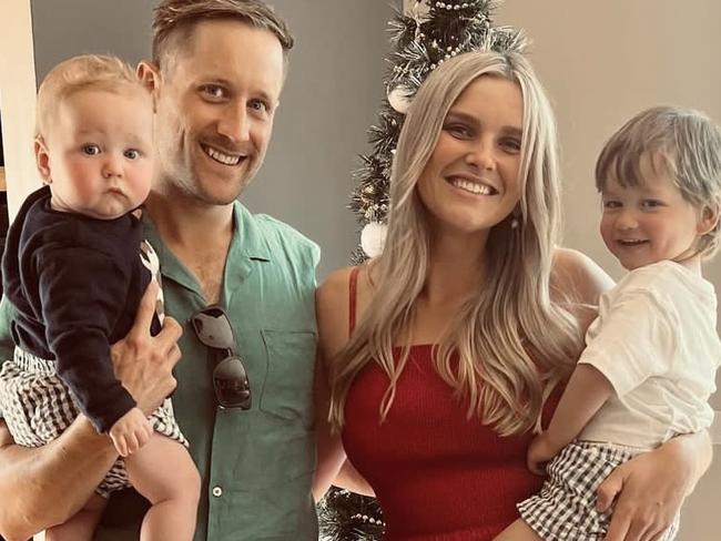 Frankston mother Ella Troup leaves behind husband Ben and boys Ollie, and Leo , 1 after passing away from stage four cancer, Picture: Instagram