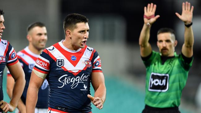 Victor Radley’s discipline is proving an issue for the Roosters. Picture: NRL Photos