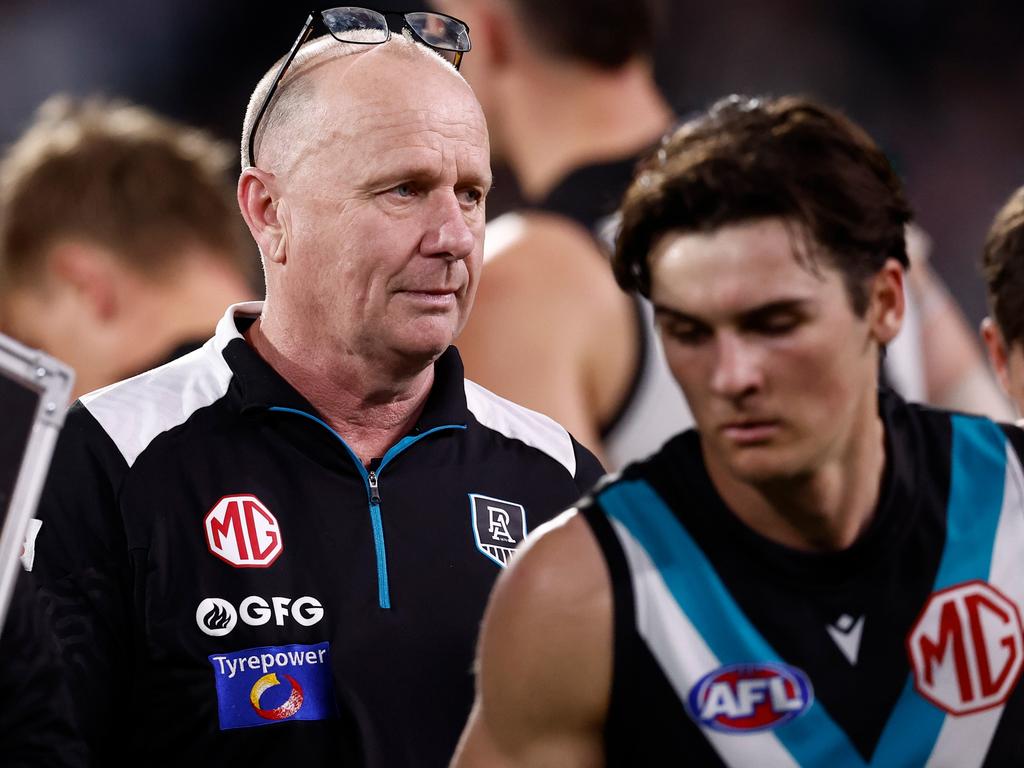 Ken Hinkley is under serious pressure. Picture: Getty Images