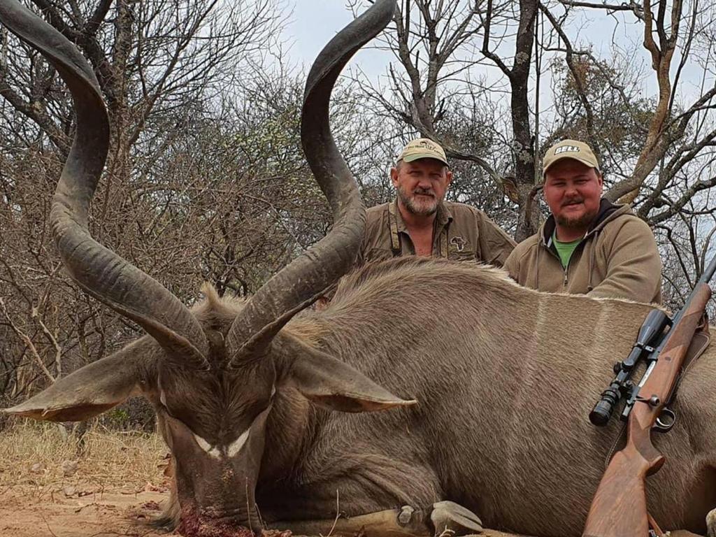 Riaan Naude’s company charges tourists to hunt big game. Picture: Facebook
